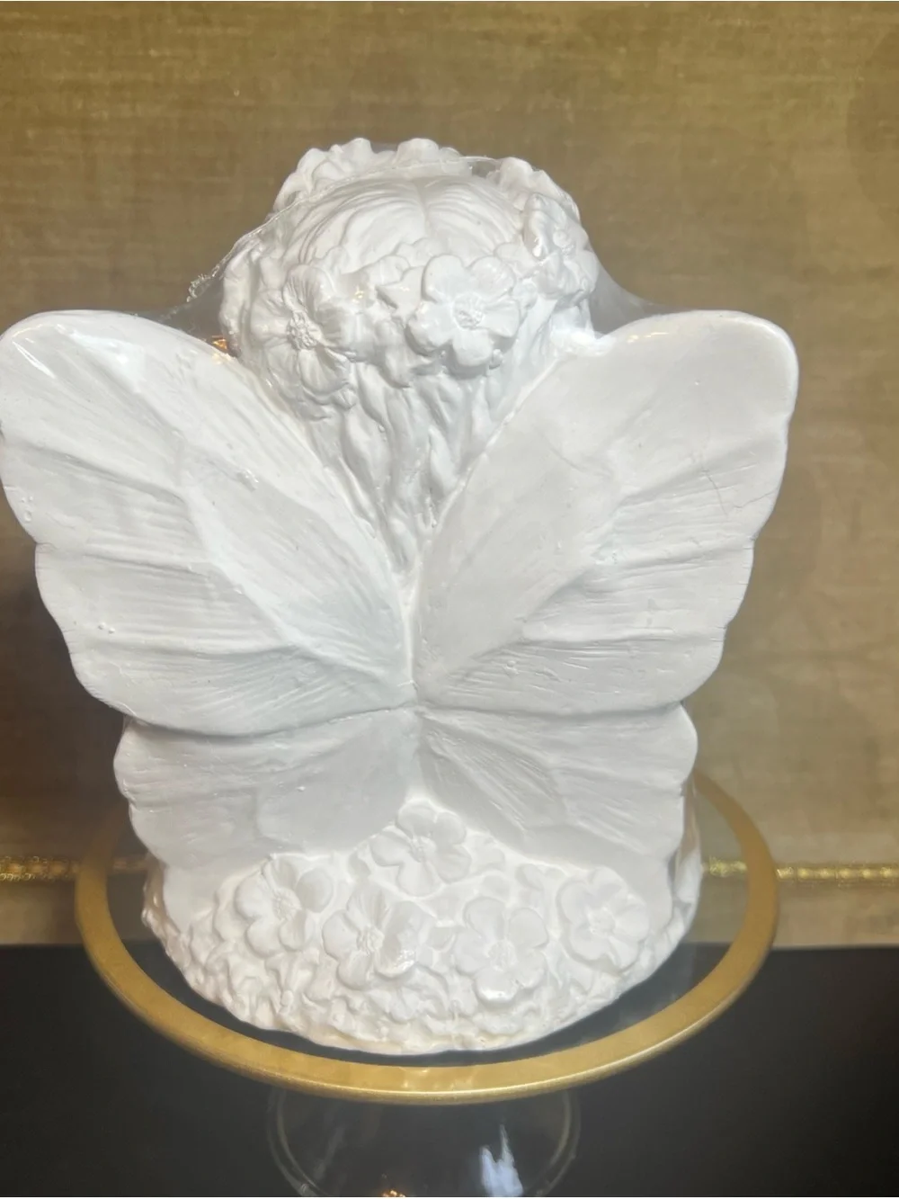 Wee Crafts Accents Unlimited 452532 Sitting Fairy DIY Ceramic VTG Thailand 8” - Picture 4 of 10